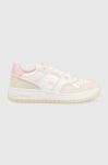 Кросівки Tommy Jeans DECON BASKET LOW CUT колір бежевий EN0EN02084 Кросівки Tommy Jeans DECON BASKET LOW CUT колір бежевий EN0EN02084