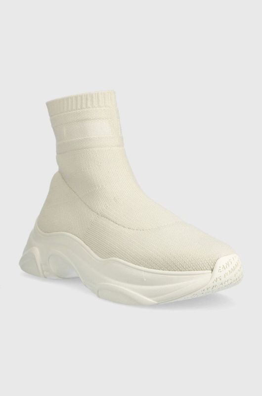 Кросівки Tommy Jeans SOCK BOOT MONOCOLOR колір бежевий фото 2