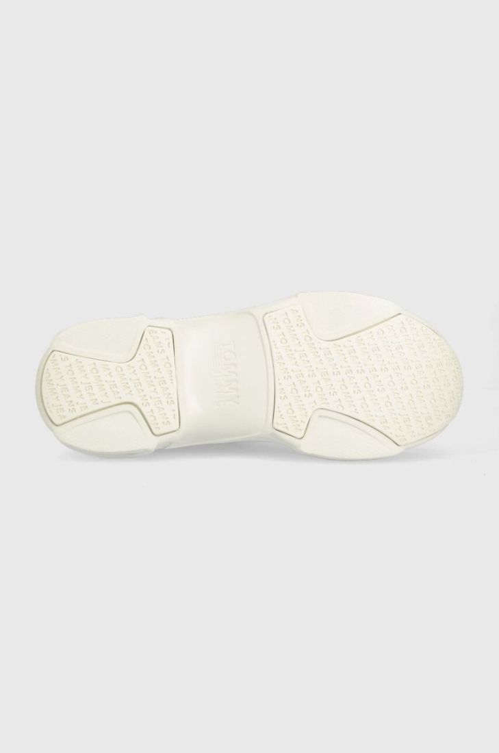 Кросівки Tommy Jeans SOCK BOOT MONOCOLOR колір бежевий