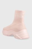 Кросівки Tommy Jeans SOCK BOOT MONOCOLOR колір рожевий