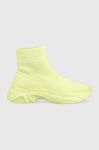 Кросівки Tommy Jeans SOCK BOOT MONOCOLOR колір зелений Кросівки Tommy Jeans SOCK BOOT MONOCOLOR колір зелений
