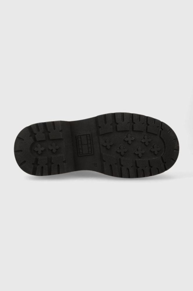 Кеди Tommy Jeans LACE UP FESTIV BOOTS жіночі колір чорний  EN0EN02133 фото 5