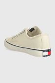Кеди Tommy Jeans LOW CUT TJ SNEAKER жіночі колір бежевий EN0EN02228