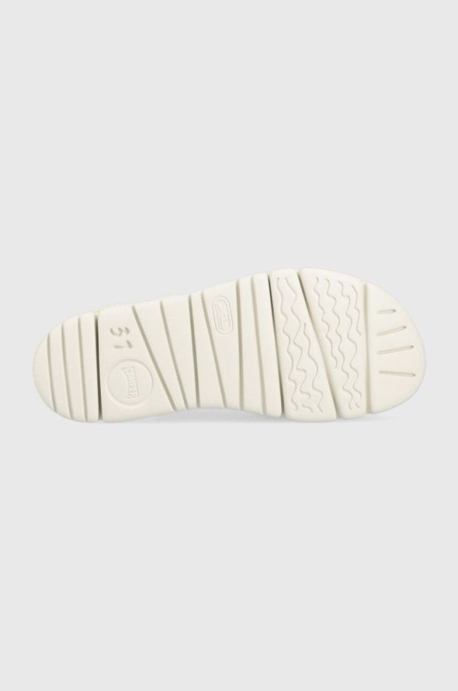 Шкіряні сандалі Camper Oruga Sandal жіночі колір білий K200157.046 фото 5