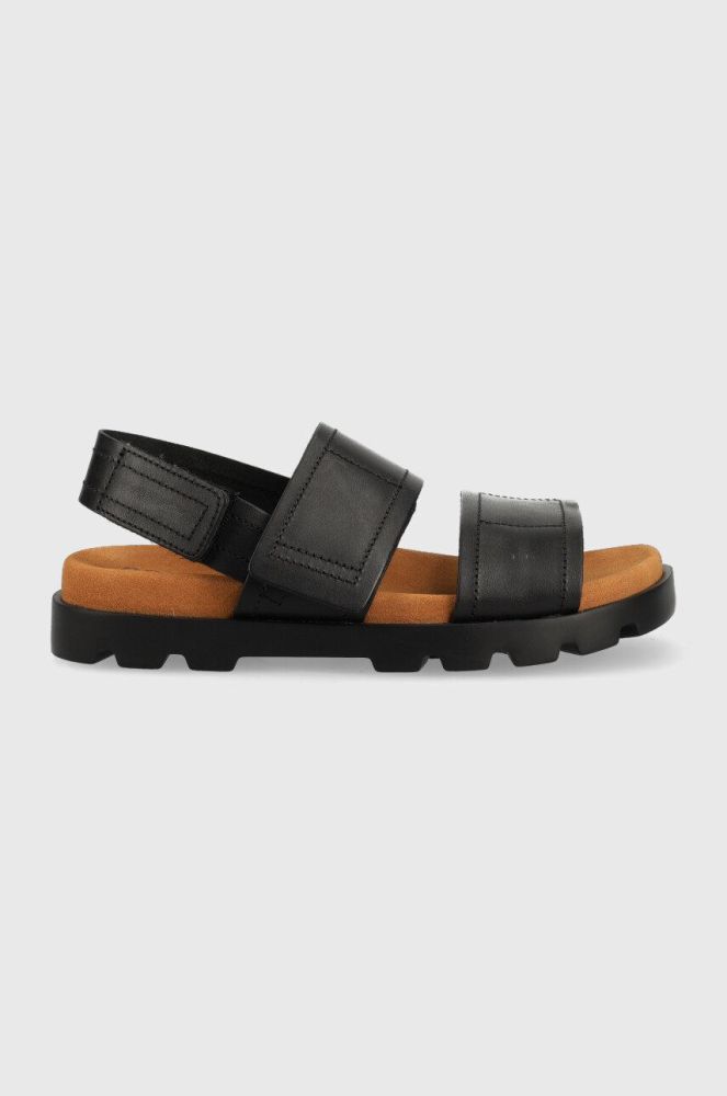 Шкіряні сандалі Camper Brutus Sandal жіночі колір чорний K201323.008