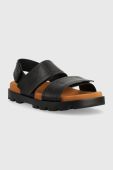 Шкіряні сандалі Camper Brutus Sandal жіночі колір чорний K201323.008