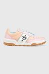 Шкіряні кросівки Chiara Ferragni CF3107_237 колір помаранчевий CF1 LOW Шкіряні кросівки Chiara Ferragni CF3107_237 колір помаранчевий CF1 LOW