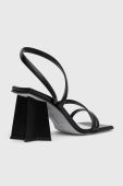 Сандалі Chiara Ferragni CF3130_001 колір чорний CF STAR HEEL 85