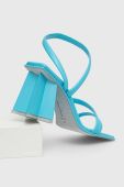 Сандалі Chiara Ferragni CF3130_022 CF STAR HEEL 85 колір блакитний
