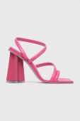 Сандалі Chiara Ferragni CF3134_011 колір рожевий CF STAR HEEL 100