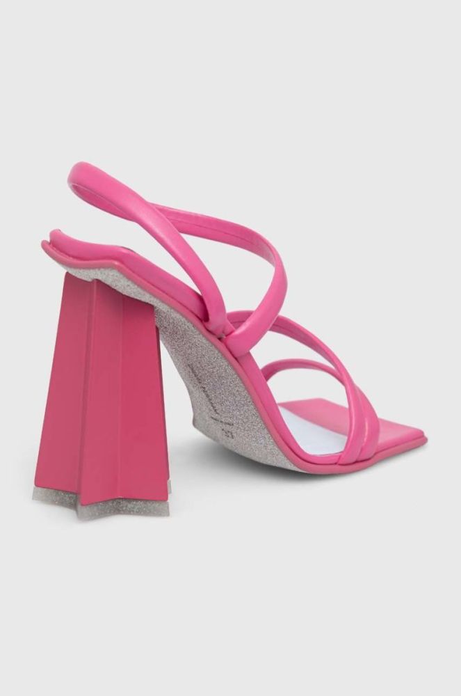 Сандалі Chiara Ferragni CF3134_011 колір рожевий CF STAR HEEL 100 фото 4