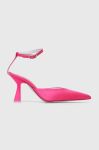 Туфлі Chiara Ferragni CF3142_012 колір рожевий CF DECOLLETE Туфлі Chiara Ferragni CF3142_012 колір рожевий CF DECOLLETE