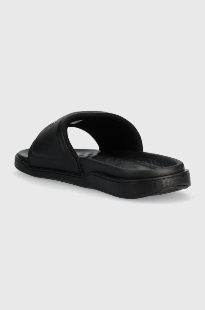 Шльопанці Lacoste CROCO DUALISTE жіночі колір чорний 43CFA0040 фото 3