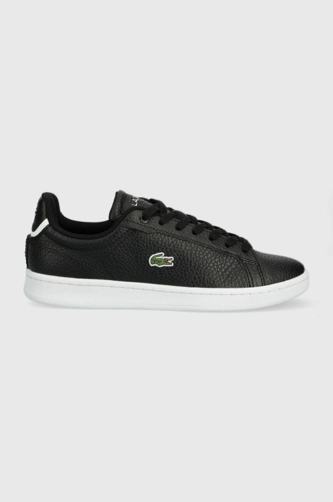 Шкіряні кросівки Lacoste CARNABY PRO колір чорний 44SFA0005