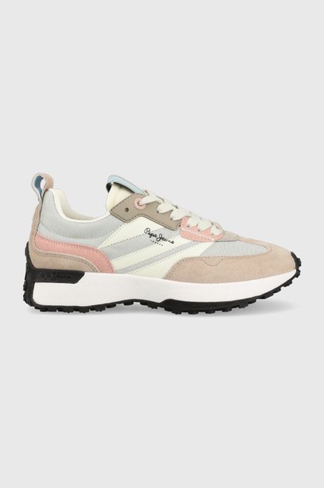 Кросівки Pepe Jeans LUCKY колір срібний PLS31485