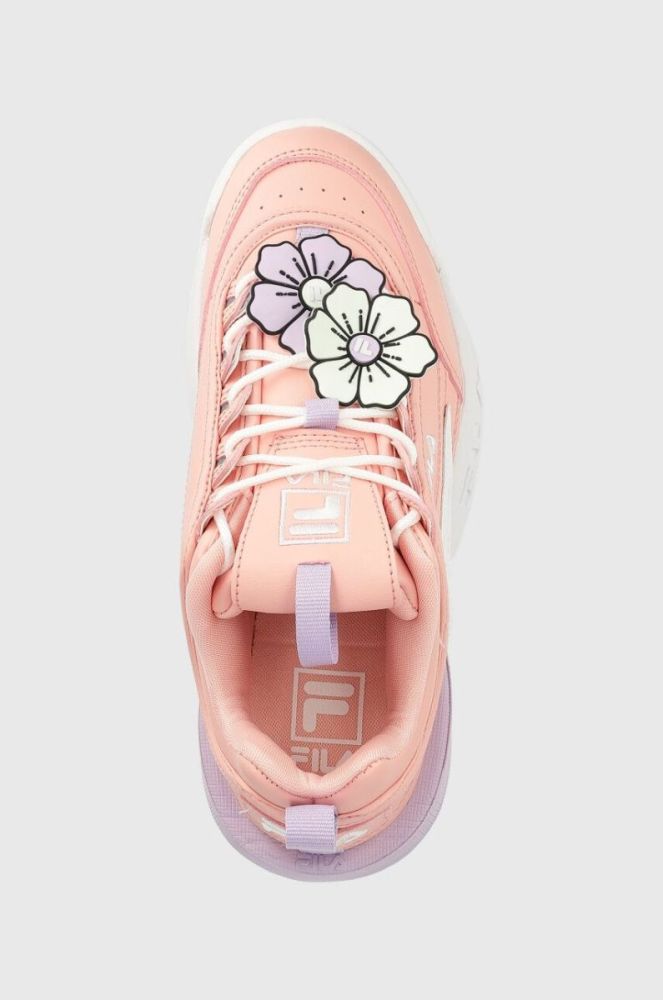 Кросівки Fila DISRUPTOR FLOWER колір рожевий фото 4