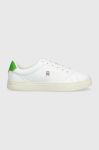 Шкіряні кросівки Tommy Hilfiger ELEVATED ESSENTIAL COURT SNEAKER колір білий Шкіряні кросівки Tommy Hilfiger ELEVATED ESSENTIAL COURT SNEAKER колір білий