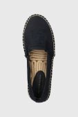 Еспадрилі Tommy Hilfiger TH EMBROIDERED FLATFORM колір синій на платформі FW0FW07014
