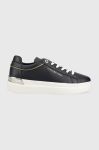 Шкіряні кросівки Tommy Hilfiger LUX METALLIC CUPSOLE SNEAKER колір синій FW0FW07030 Шкіряні кросівки Tommy Hilfiger LUX METALLIC CUPSOLE SNEAKER колір синій FW0FW07030