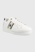 Шкіряні кросівки Tommy Hilfiger COURT SNEAKER WITH WEBBING колір білий FW0FW07106
