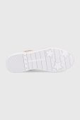 Шкіряні кросівки Tommy Hilfiger COURT SNEAKER GOLDEN TH колір бежевий FW0FW07116
