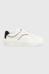 Шкіряні кросівки Tommy Hilfiger FEMININE COURT SNEAKER колір білий FW0FW07122 Шкіряні кросівки Tommy Hilfiger FEMININE COURT SNEAKER колір білий FW0FW07122