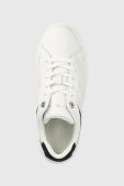 Шкіряні кросівки Tommy Hilfiger FEMININE COURT SNEAKER колір білий FW0FW07122