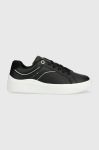 Шкіряні кросівки Tommy Hilfiger FEMININE COURT SNEAKER колір чорний FW0FW07122 Шкіряні кросівки Tommy Hilfiger FEMININE COURT SNEAKER колір чорний FW0FW07122