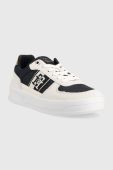 Кросівки Tommy Hilfiger BASKET SNEAKER WITH WEBBING GOLD колір синій FW0FW07175