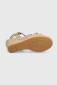 Сандалі Tommy Hilfiger ESSENTIAL BASIC WEDGE SANDAL жіночі колір бежевий на танкетці FW0FW07220 Сандалі Tommy Hilfiger ESSENTIAL BASIC WEDGE SANDAL жіночі колір бежевий на танкетці FW0FW07220
