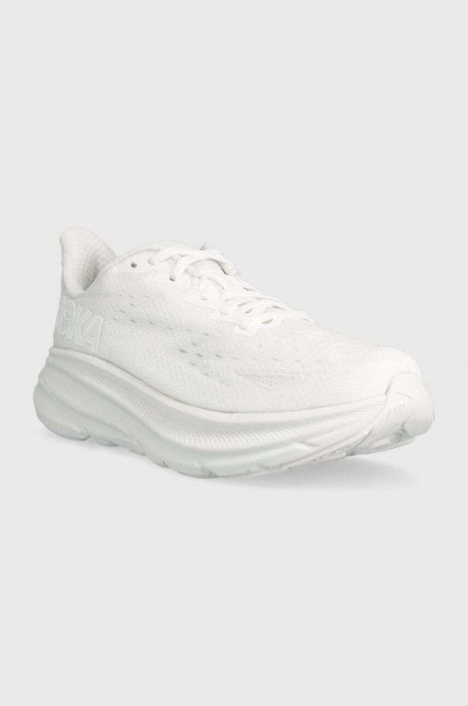 Бігові кросівки Hoka One One Clifton 9 колір білий фото 2