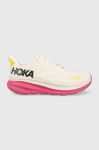Бігові кросівки Hoka One One Clifton 9 колір бежевий