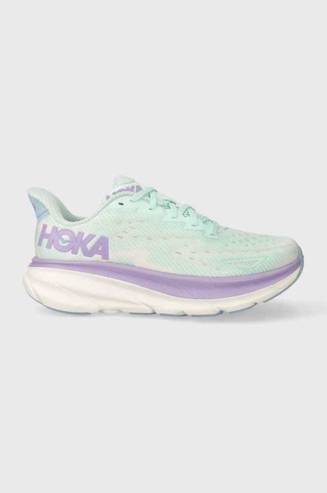 Бігові кросівки Hoka One One Clifton 9 колір бірюзовий