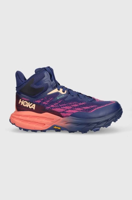 Черевики Hoka Speedgoat 5 Mid GTX жіночі колір фіолетовий