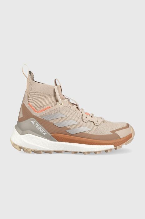Черевики adidas TERREX Free Hiker 3 жіночі колір бежевий HP7497-TAUMET/ORA Черевики adidas TERREX Free Hiker 3 жіночі колір бежевий HP7497-TAUMET/ORA