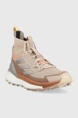 Черевики adidas TERREX Free Hiker 3 жіночі колір бежевий HP7497-TAUMET/ORA Черевики adidas TERREX Free Hiker 3 жіночі колір бежевий HP7497-TAUMET/ORA