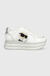 Шкіряні кросівки Karl Lagerfeld VELOCITA MAX колір білий KL64930N Шкіряні кросівки Karl Lagerfeld VELOCITA MAX колір білий KL64930N