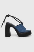 Сандалі Karl Lagerfeld ASTRAGON HI колір синій KL33726