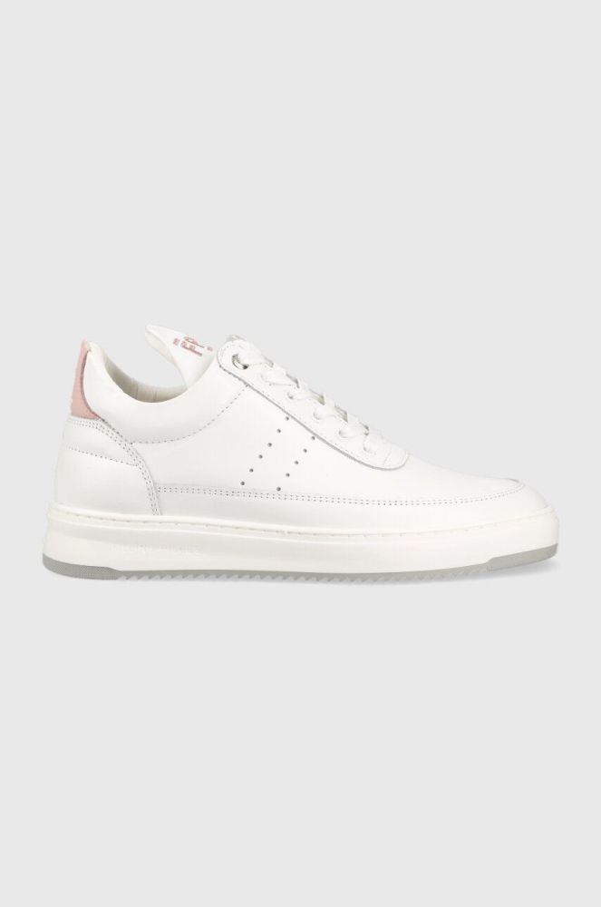 Шкіряні кросівки Filling Pieces Low Top Bianco колір білий 10127792081 10127792081-Rosa