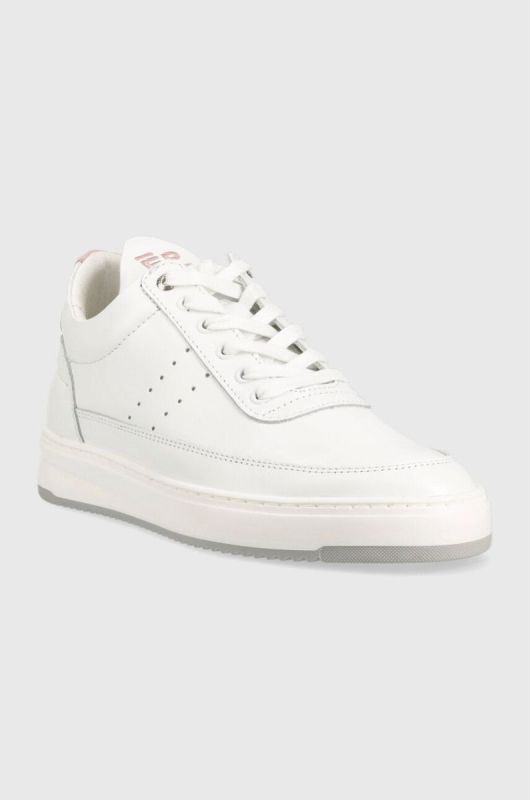 Шкіряні кросівки Filling Pieces Low Top Bianco колір білий 10127792081 10127792081-Rosa фото 2