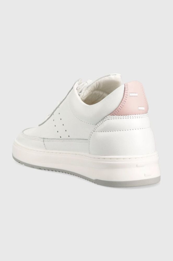 Шкіряні кросівки Filling Pieces Low Top Bianco колір білий 10127792081 10127792081-Rosa фото 3