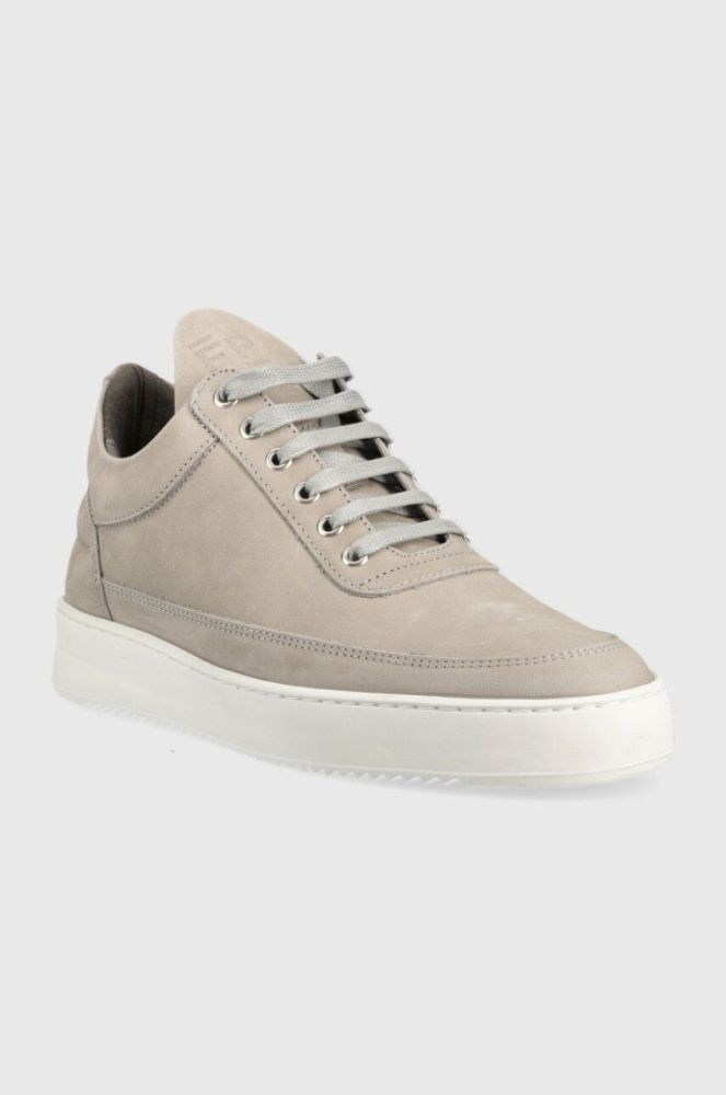 Замшеві кросівки Filling Pieces Low Top Ripple Nubuck колір бежевий 25122842003 25122842003-2003 фото 2