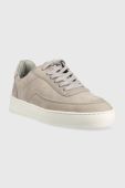 Замшеві кросівки Filling Pieces Mondo 2.0 Ripple Nubuck колір сірий 39922841878 39922841878-1878