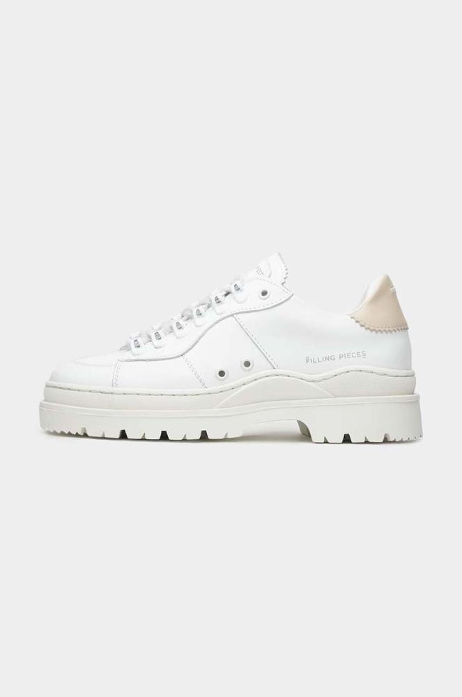 Шкіряні кросівки Filling Pieces Court Serrated колір білий 89128861042 89128861042-Lamb