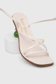 Шкіряні сандалі Kate Spade Charmer колір бежевий