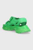 Сандалі adidas by Stella McCartney aSMC Hika жіночі колір зелений на платформі