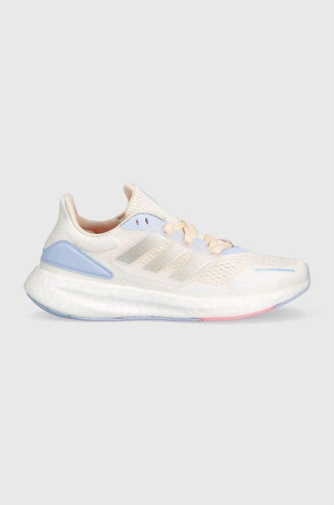 Бігові кросівки adidas Performance Pureboost 22 HEAT.RDY колір бежевий