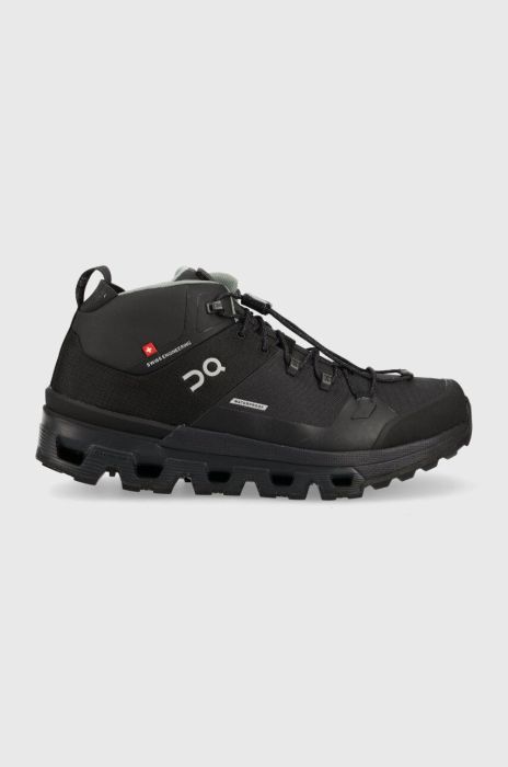 Черевики On-running Cloudtrax Waterproof жіночі колір чорний Черевики On-running Cloudtrax Waterproof жіночі колір чорний