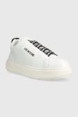 Шкіряні кросівки Love Moschino колір білий JA15824G0GIA0100