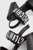 Шкіряні сандалі Love Moschino колір чорний JA16358G0GIE0000